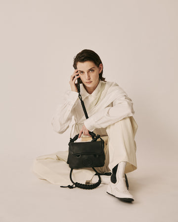 beautiful people × objcts.io DENWA leather bag
