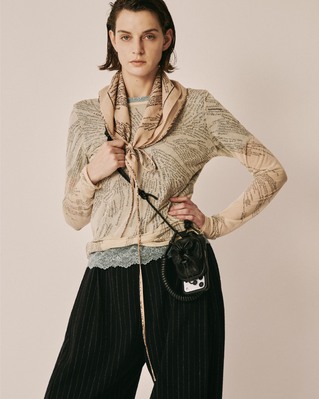 over engineering leather purse + iPhoneケースセット