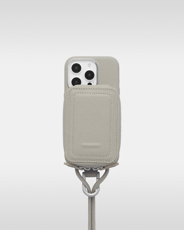 アジャスタブルレザーストラップ付iPhoneアクセサリー