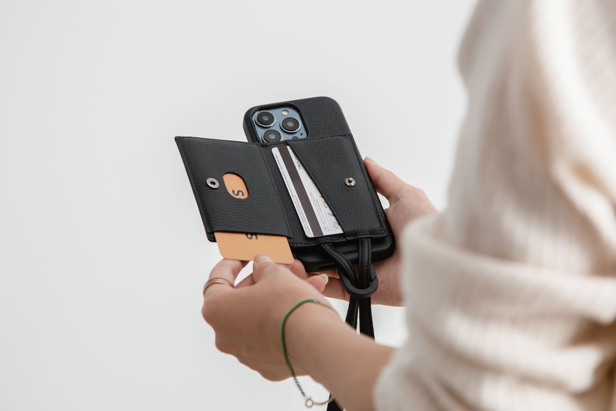 Magsafe iPhone Case + Crossbody Accessories Set - Black