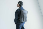 Nylon x Leather Backpack Medium