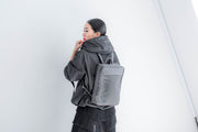 Nylon x Leather Backpack Extra Small
