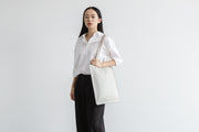 Flat Leather Tote